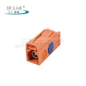 Fakra M Female Crimp Solder RG58 LMR-195 RG400 RG142 Cable Connector SHM.900.0001-2.M thumbnail-1