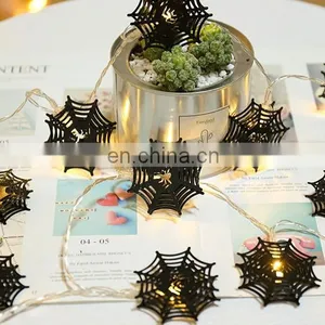Halloween Lights Hot Selling High Quality Indoor Led String Printing Scary Spider Web Light for Holiday Pendant Decoration thumbnail-4