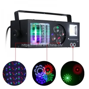 DJ Party Disco Lights With Remote, 4 in 1 Multi-Effects Pattern Projector Lamp Compatible thumbnail-3