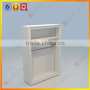 Wall Mount Clothing Display Cabinet With Hangers thumbnail-1