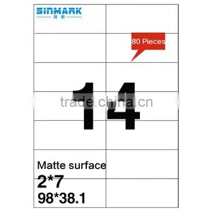 SINMARK Matte Surface 98mm*38mm Self-adhesive Mirror Sticker Paper thumbnail-1