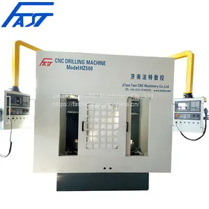 Jinan Customized CNC Double-Spindle Round Parts Drilling Machine Model FLZ500-30-2 Exported to Russia thumbnail-1