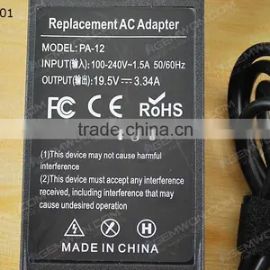High Copy Laptop AC Power Adapter for DELL 19.5V3.34A 7.5*0.7*5.0mm 65W thumbnail-1