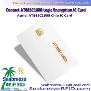 Contact AT88SC1608 Logic Encryption IC Card, AT88SC1608 Chip Encryption IC Card, Atmel AT88SC1608 Chip IC Card, From Shenzhen Seabreeze Smart Card Co.,Ltd. thumbnail-1