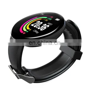 2020 High Quality HD LCD Screen D18 Android Round Montre Inteligente Plus D18 D18s Pro Plus Relogio Reloj Bracelet thumbnail-2