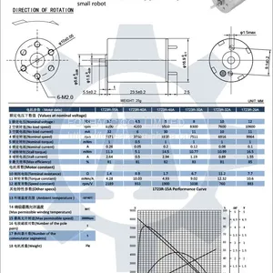 1723R 17 mm Micro Coreless Brush dc Electric Motor thumbnail-2