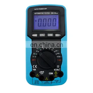 EM130USB Pro Digital Automotive Multimeter Handheld RPM Dwell Angle Test Pulse Width Test thumbnail-1