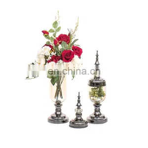 China Decoration Home Live Room Decor Item For Wed Glass Vase thumbnail-1