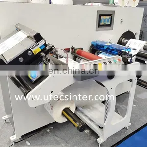 UTS420H Turret Type High Speed Automatic Label Cutting Machine, Self-adhesive Sticker Cutter Rewinder thumbnail-2