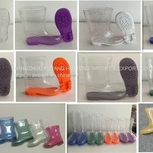 Children Transparent Rain Boot,Kid Transparent Boots,Woman Transparent Rain Boots,Ladies Transparent Boot,Child Transparent Boots thumbnail-1