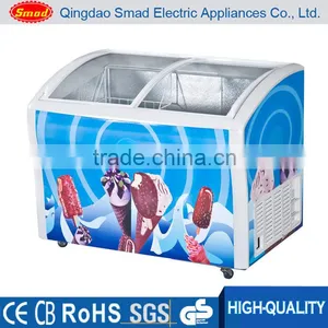 Home Use Manual Defrost Ice Cream Horizontal Freezer With Compressor thumbnail-2