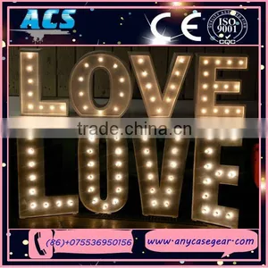 ACS White Light Led Bulbs Frontlit Love 3d Letters thumbnail-2