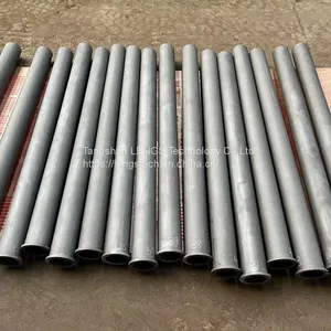 SiSiC Radiant Tubes, Silicon Carbide Ceramic Tubes, RBSiC Protective Tubes thumbnail-5