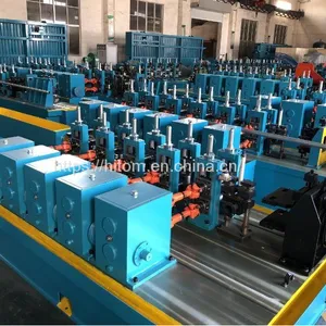 High Frequency Straight Seam Carbon Steel EMT Tube Pipe Welding Machine Line thumbnail-3