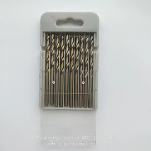 A Box of 10 HSS Straight Shank Twist Drill M35 Diameter 3.7mm Containing Cobalt for Stainless Steel and Aluminum Alloy Drilling thumbnail-3