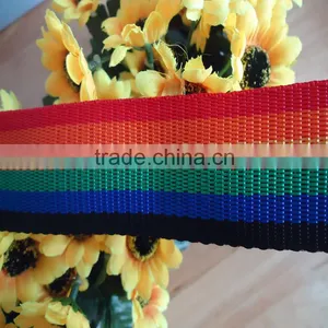 Free Sample Wholesale Rainbow Color PP Webbing thumbnail-2