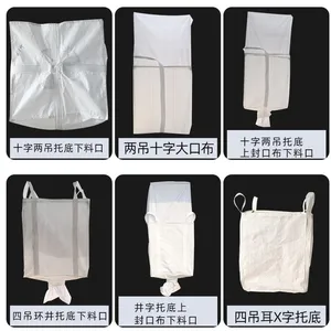 1000kgs Firewood Bag Bulk Bag Super Sack Breathable Big Bag Vented Container Bags 1ton Bag for Packaging Log, Firewood, Potato, Onion thumbnail-2