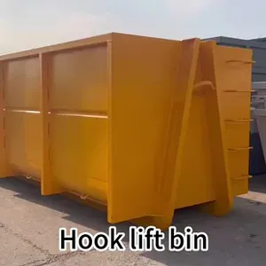 BOLI Scrap Bins Container Hook Lift Steel Skip Bin Trailer Steel Dustbin Trash Bin Large Waste Garbage Bin Hook Lift Container Dumpster for Sale thumbnail-1