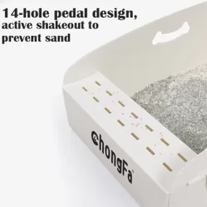 Foldable PP Corrugated Cat Litter Tray – Portable, Leakproof & Easy to Clean thumbnail-4