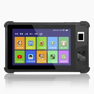 HR807 Cheapest Factory 8 Inch Android 9 IP65 2GB+32GB 4G Industrial Tablet PC Computer With Front NFC and Fingerprint Scanner thumbnail-2