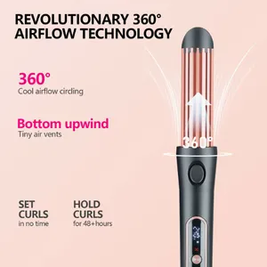 Electric Curling Iron/cold Air Styling Straightener/dual-purpose Curling and Straightening Board Clamp（Wechat:13510231336） thumbnail-4