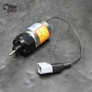 Engine Shutdown Solenoid YNF17707 U85206500 12V DC for Diesel Generator Excavator/Loader & Construction Machinery thumbnail-1