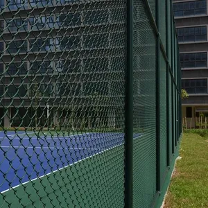 6-foot Galvanized PVC-coated Chain Link Fence Made in the Philippines, Suitable for Stadiums, Soccer Fields, and Sports Field Fencing. thumbnail-2