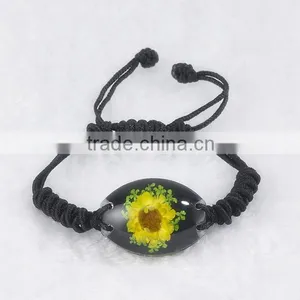 FL14 FL15 Real Flowers Resin Fashion Bracelet thumbnail-3
