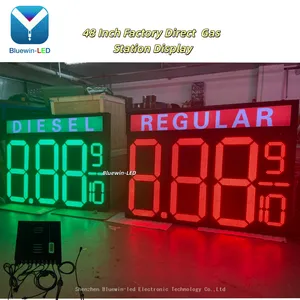 Custom New Digital Petrol Oil Sign/8inch Oil Price Display/gas Station Price Boards Remote Control Gas Price Sign thumbnail-2