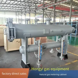 Hongyi Cng Wellhead Gas Pressure Reduction Skid Equipment, Floor-mounted Pressure Regulating Cabinet, Gas Pressure Regulating, Metering and Odorizing Cabinet thumbnail-3