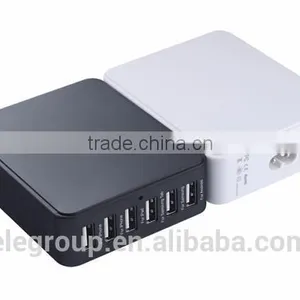 Hot Seller 6 Usb Ports Intelligent Rapid Charger Smart Charger for Mobile Phone/Laptop/MP3/MP4 Player/Tablet/Video Game Player thumbnail-3