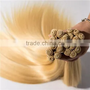 Celebrity Popular Sweet Lady Hand Tied Weaving Hair Mongolian thumbnail-5