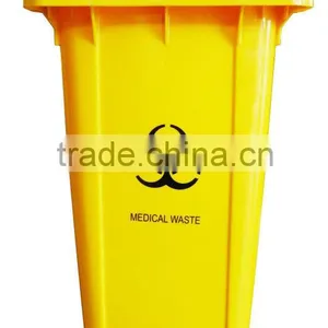 100L 120L 240L Plastic Medical Dustbin&waste Bin With EN840 Certification thumbnail-1