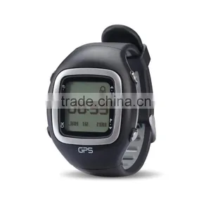 2016 Hot GPS Smart Watch Golf Navigation Watch With 30,000 World Courses, Black/Red thumbnail-2