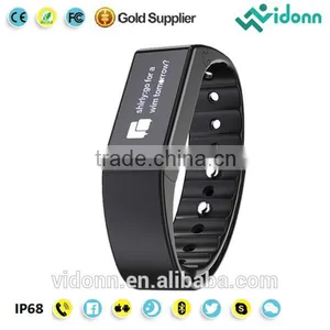 Hot Selling! Vidonn X6S Caller ID SMS Notification Bluetooth 4.0 Multifunctional Unisex Smartband thumbnail-1