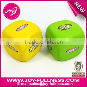 Colorful PU Dice With Color Logo Printing thumbnail-1
