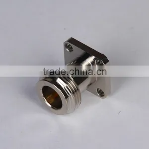 Crimp Terminal RF N Connector for Flange, High Frequency With 50 Ohms thumbnail-3