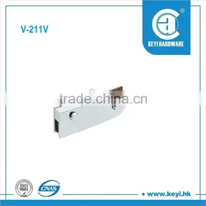 V-211V Sliding Glass Door Hinge Clamp,Stainless Steel Patch Fitting for Frameless Glass Door thumbnail-1
