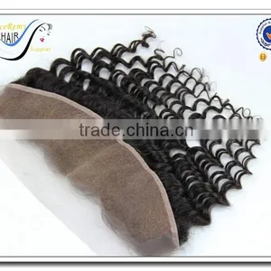 Wholesale Deep Wave 100% Virgin Human Hair Brazilian Hair Closure Silk Top Lace Closure thumbnail-3