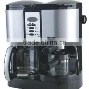 CE ROHS AND LFGB 3 IN 1 ESPRESSO CAPPUCCINO DRIP COFFEE MACHINE MAKER thumbnail-2