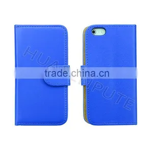 Mixed Color Wallet Leather Case For IPhone5, Flip Leather Case For IPhone5 thumbnail-4