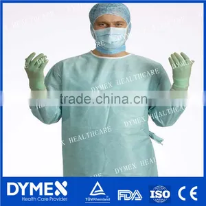 OEM Disposable Nonwoven SMS Surgeon Gown With Knitted Cuff thumbnail-2