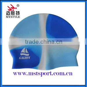 Water Sport Unique Aqua Silicone Swimming Caps/waterproof Swimming Caps thumbnail-4