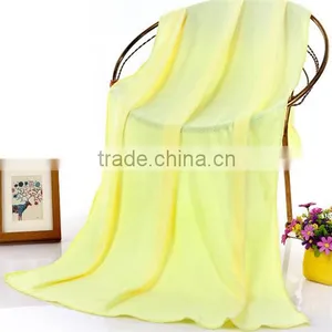 Fashion Cheap Custom Plain Microfiber Woven Bath Towels thumbnail-3