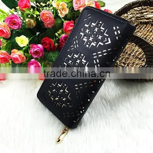 High Quality Wholesale New Fashion Black PU Embossed Women Wallet Famous Designer Brand Wallet thumbnail-6