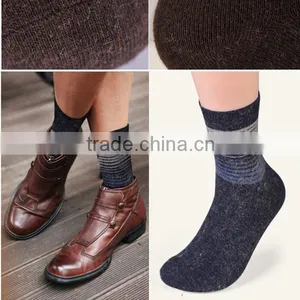Wholesales Branded Business Dress Angola Wool Socks thumbnail-1