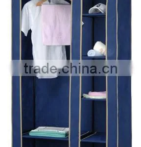 Bedroom Wardrobes/portable Wardrobe/Non-woven Fabric Folding Wardrobe/closets/canvas Wardrobe thumbnail-1