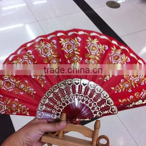 Fashion Red Plastic Advertising Fan for Promotion thumbnail-1