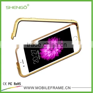 Diamond Metal Bumper Buckle Case for IPhone 6 Plus thumbnail-1