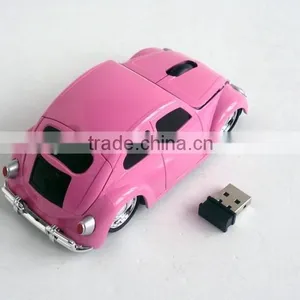 Cute Computer Car Shape Wireless Gift Mouse With Usb Nano Receiver thumbnail-4